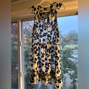 Fun animal print Parker dress, wear it with white sneaks or neutral sandals